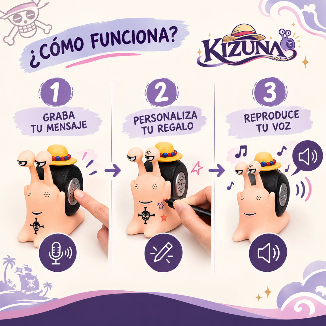 Den Den Mushi con Grabación de Voz